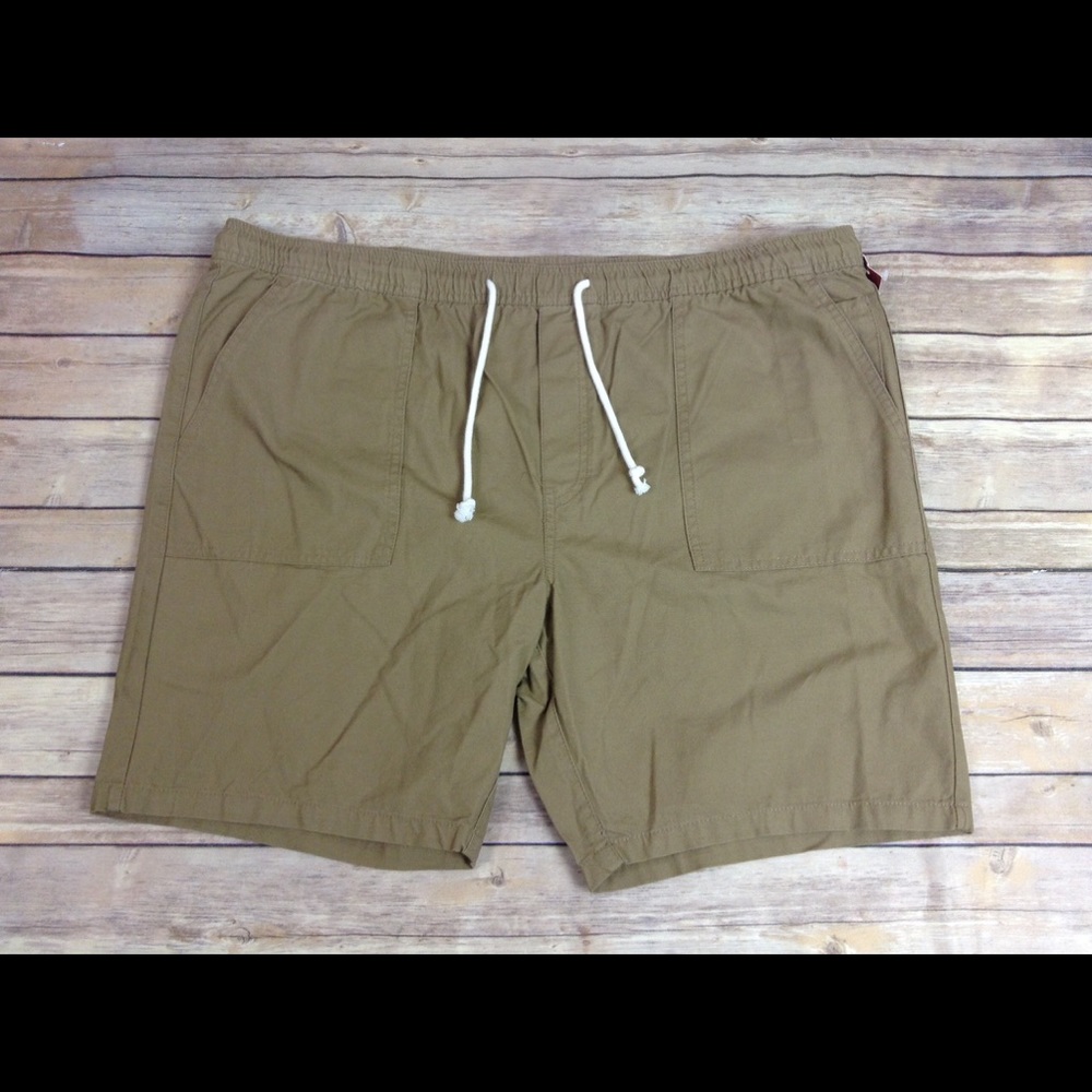 Men’s Merona Elastic Waist Khaki Jogger Shorts